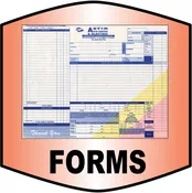 2000 NCR 2 parts 8.5 x 5.5 Black print