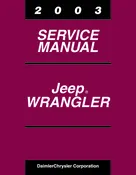 2003 Jeep Wrangler Service Manual