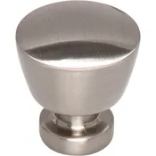 Allendale Knob 1 1/8 Inch Brushed Satin Nickel