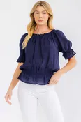 BABY RUFFLE PEPLUM PEASANT
