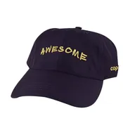3D AWESOME Hat Nylon Dad Cap - Purple Gold