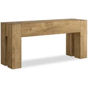Abaso Console Table, Rustic Wormwood by Four Hands