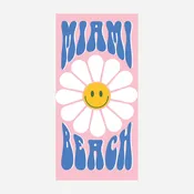 Miami Beach Sunflower Beach Towel
