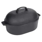 11-qt Cast Iron Oval Roaster