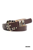 42 POPS Leopard Buckle Belt
