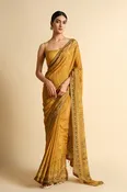 Amberlyn Saree - Yellow