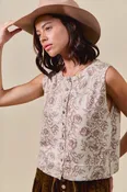 Floral Vest