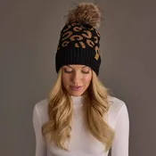 Black Leopard Hat
