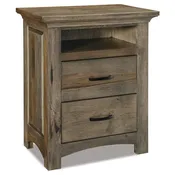 Abby 2 Drawer Nightstand 029-2