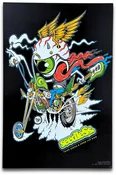 Art Print : Challenged Biker