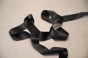 1-1/2″ Black Silk Satin Ribbon