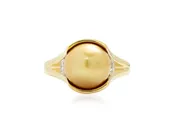 Golden Pearl & Diamond Ring — Big Island Jewelers | Kailua-Kona, HI