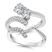 14K White Gold 1.15ct Diamond Bridal Set