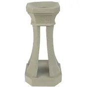 13.5" Polystone "Argent" Gazing Globe Pedestal