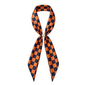 Checkered Gameday Magnetic Scarf Necklace
