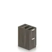 22" Depth File/File Pedestal with Lock - Artisan Grey Finish