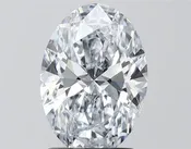 1.87ct Oval Lab Grown Diamond (Colour G, Clarity VVS1, IGI Certified)