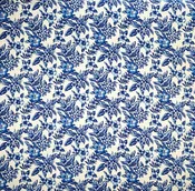 All Over Hibiscus Plumeria Tropical Leaves Rayon Poplin Fabric | Islands Fabric