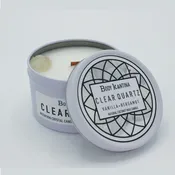 CLEAR QUARTZ CRYSTAL CANDLE