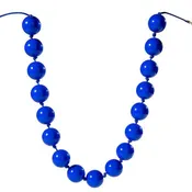 18" Blue Bead Necklace