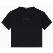 Armani Baby - Boy Ea Logo Short Sleeve T-Shirt, Navy