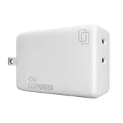 45W Dual Port GaN Wall Charger  (Type C + Type-C)