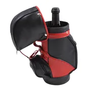 Caddy-Faux Leather Single Bottle Wine Carrier