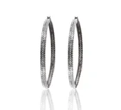 Double Row Hoop Earrings