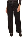 30/18” “AB”SOLUTION HIGH RISE BARREL LEG W/ SIDE ENTRY POCKETS-BLACK