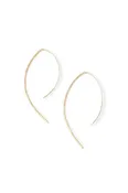 1.5 Inch Wishbone Hoop Earrings