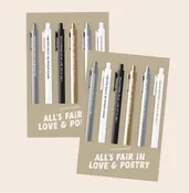 All's Fair In Love and Poetry (TTPD) Swiftie Jotter Set 6 Pack