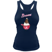 Atlanta Braves Sundae Helmet Racerback Tank