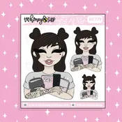 2023 Planner Babe Doodle Sticker | Choose your Skin Tone!