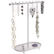 Tall Necklace Holder Organizer Rack Hanging Jewelry Display Tree Stand, Gianna