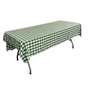 Checkered Rectangular Tablecloth 60 by 108-Inch