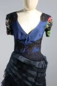 Foddis Electra Short Dress — Navy Blue