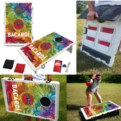 Official Baggo Bean Bag Toss Game w/ 2 Portable Cornhole Style Game Boards & 8 Bags