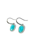 Amazonite Diamond Earrings