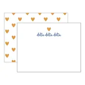 Heart Flat Notecards- Delta Delta Delta
