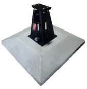 11″ CP SEISMIC PIER ON CONCRETE