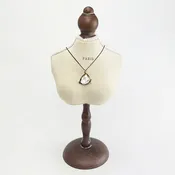 Fresh Water Pearl Pendant in an Arched Setting - Gold Filled over Sterling Silver, 18in Oxidized Sterling Silver Chain
