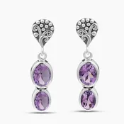 925 Silver Black Onyx Earrings