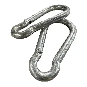 4″ Steel Spring Hook Carabiner (Set of 2)