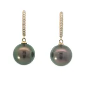 14k Yellow Gold Cultured Tahit
