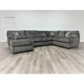 BRENTWOOD  SECTIONAL 3PC CHENILLE-GREY COLOR