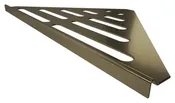 13.5 In x 9 In x 9 In Triangular Corner Shelf in Oil Rubbed Bronze