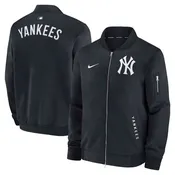 Men's New York Yankees Nike Navy Authentic Collection Dugout Relaxed Full-Zip Bomber Jacket