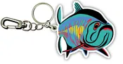 Blackfly Key Fob / Zipper Pull - Tarpon Bright II