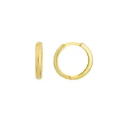 13mm Polished Gold Huggies