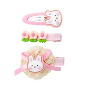 3pc Hair Clip Set – Cookie Bunny Bloom